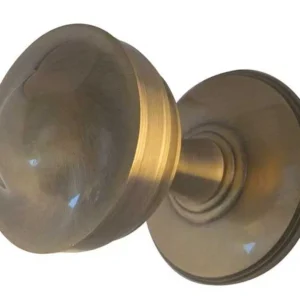 Crown Mortice Door Knob Antique Bronze