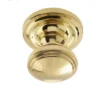 Linea Mortice Door Knob Polished Brass