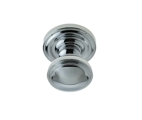 Linea Mortice Door Knob Polished Chrome