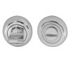 Bevelled Bathroom Turn & Release (48mm x 10mm), Polished Chrome