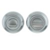 Bevelled Bathroom Turn & Release (48mm x 10mm), Satin Chrome