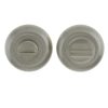 Bevelled Bathroom Turn & Release (48mm x 10mm), Satin Nickel