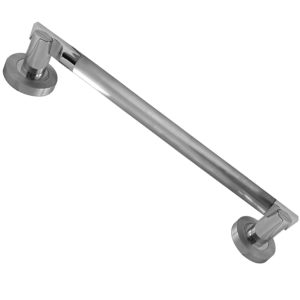 Avantime Pull Handle On Rose (225mm OR 300mm c/c), Dual Finish Polished & Satin Chrome