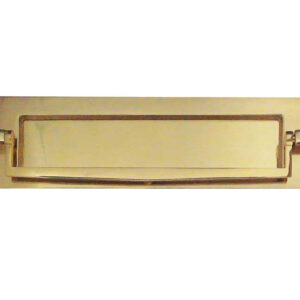 Frelan Hardware Letterplate With Postal Knocker (250Mm X 76Mm), Polished Brass