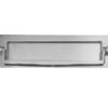 Frelan Hardware Letterplate With Postal Knocker (250Mm X 76Mm), Polished Chrome