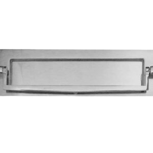 Frelan Hardware Letterplate With Postal Knocker (250Mm X 76Mm), Polished Chrome