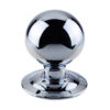 Frelan Hardware Centre Door Knob (75Mm Diameter), Polished Chrome