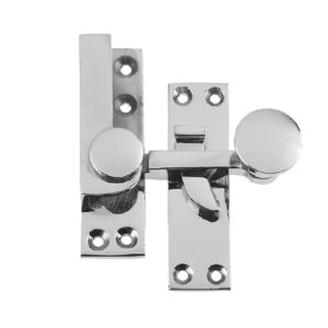 Frelan Hardware Quadrant Sash Window Fastener, Polished Chrome