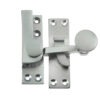 Frelan Hardware Quadrant Sash Window Fastener, Satin Chrome