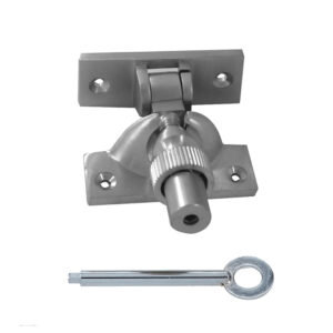 Frelan Hardware Lockable Brighton Sash Window Fastener, Satin Chrome