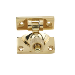 Frelan Hardware Brighton Sash Window Fastener, Polished Brass