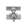 Frelan Hardware Brighton Sash Window Fastener, Satin Nickel