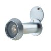 200 Degree Door Viewer With Intumescent Strip, Satin Chrome