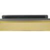 Frelan Hardware Telescopic Pvcu Sleeved Letterplate (295Mm X 71Mm), Gold Anodised