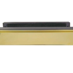 Frelan Hardware Telescopic Pvcu Sleeved Letterplate (295Mm X 71Mm), Gold Anodised