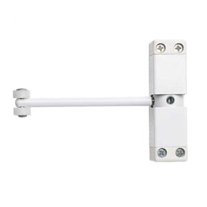 Frelan Hardware Surface Mounted Spring Arm Door Closer, White