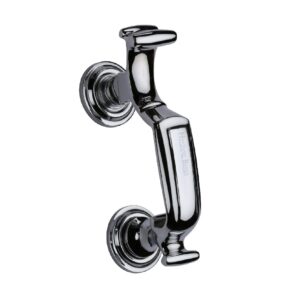 Heritage Brass Doctor Door Knocker, Polished Chrome