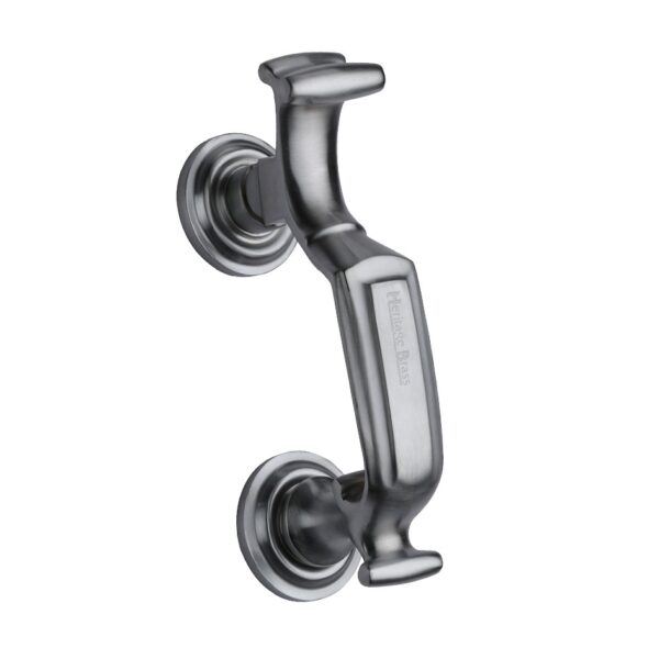 Heritage Brass Doctor Door Knocker, Satin Chrome