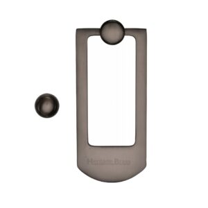 Heritage Brass Contemporary Door Knocker, Matt Bronze