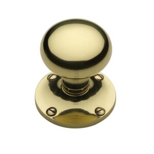 Heritage Brass Kensington Mortice Door Knobs, Polished Brass - (Sold In Pairs)