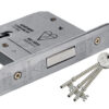 Eurospec Insurance Rated 5 Lever Easi T Dead Locks - Silver Or Brass Finish