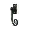 Ludlow Foundries Curly Tail Locking Espagnolette Window Fastener (Left Or Right Hand), Black Antique