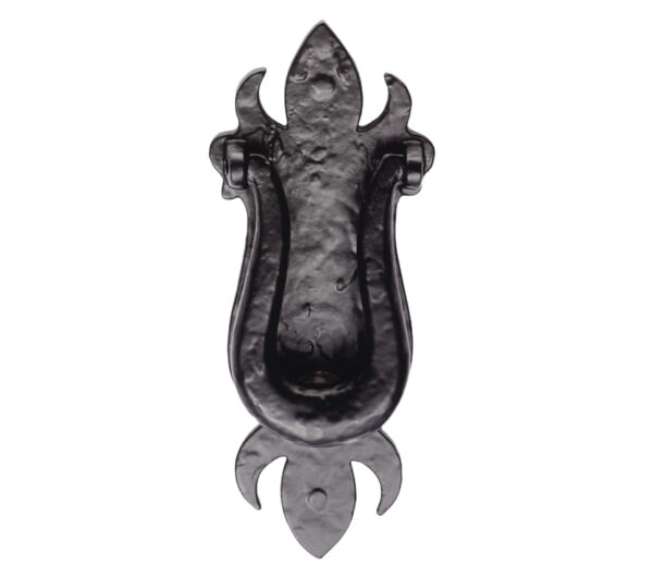 Ludlow Foundries Door Knocker, Black Antique