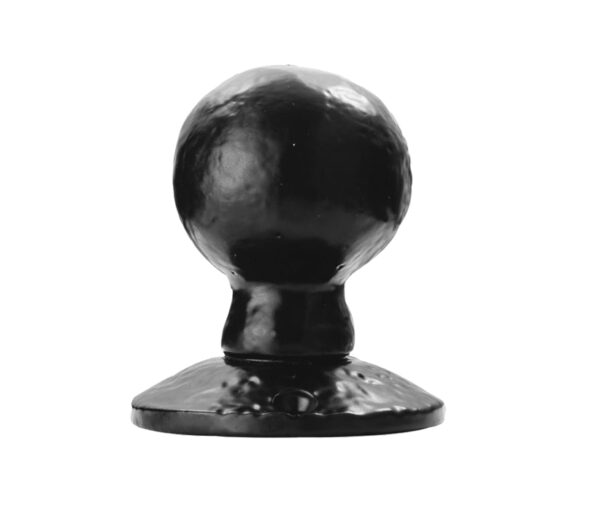 Ludlow Foundries Ball Shape Mortice Door Knob, Black Antique (Sold In Pairs)