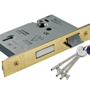 Eurospec Insurance Rated 5 Lever Easi T Sash Locks - Silver Or Brass Finish