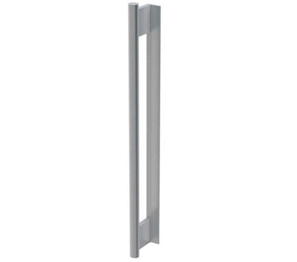 Lucia Gst Pull Handle For Sliding Doors (450Mm), Aluminium Stainless Steel Effect