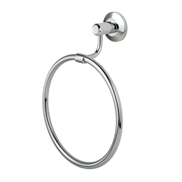 De'Leau LW05CP Deleau Tempo Towel Ring Polished Chrome