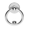 Ring Door Knocker, Satin Chrome