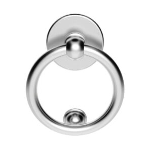 Ring Door Knocker, Satin Chrome