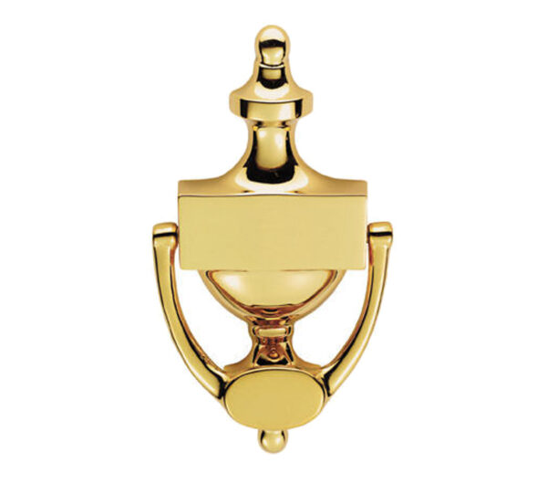 Victorian Urn Door Knocker (152.5Mm Or 196Mm), Polished Brass