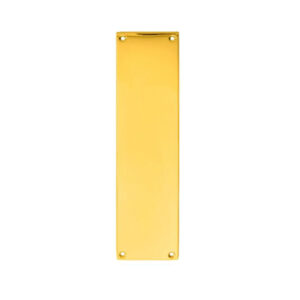 Finger Plate (298Mm X 73Mm), Polished Brass