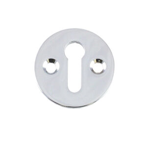 Round Flat Standard Profile Escutcheon (31Mm Diameter), Polished Chrome