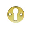 Round Flat Standard Profile Escutcheon (31Mm Diameter), Polished Brass