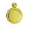 Covered Standard Profile Escutcheons, Polished Brass