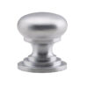 Fingertip Victorian Cupboard Knob (25Mm, 32Mm, 38Mm, 42Mm Or 50Mm), Satin Chrome