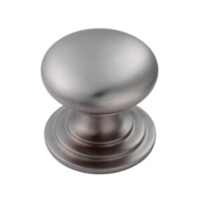 Fingertip Victorian Cupboard Knob (25Mm, 32Mm, 38Mm, 42Mm Or 50Mm), Stainless Steel Effect