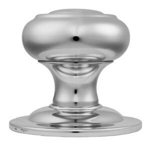 Centre Door Knob, Polished Chrome