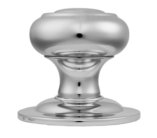 Centre Door Knob, Polished Chrome