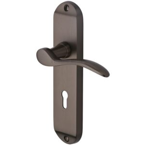 Heritage Brass Maya Matt Bronze Door Handles (Sold In Pairs)