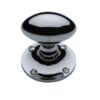 Heritage Brass Mayfair Mortice Door Knobs, Polished Chrome (Sold In Pairs)