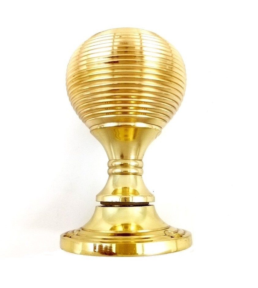 Reeded Mortice Knob -56mm