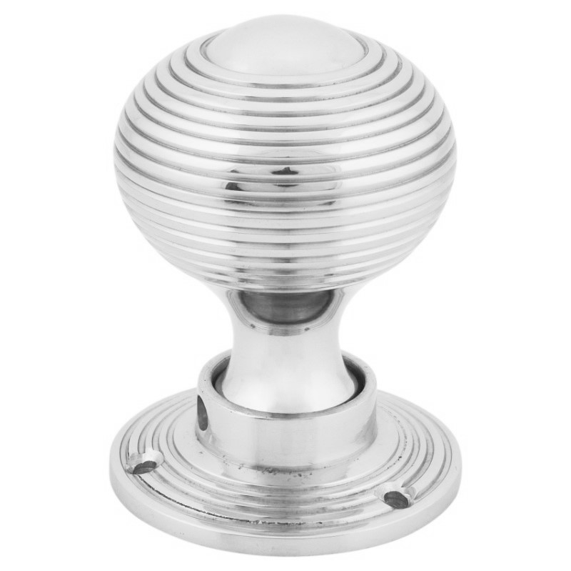 Architectural Reeded Mortice Knob -50mm