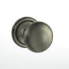 Atlantic Old English Harrogate Solid Brass Mushroom Mortice Knob, Matt Gun Metal - OE58MMKMBN (sold in pairs)