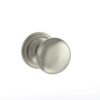 Atlantic Old English Harrogate Solid Brass Mushroom Mortice Knob, Satin Nickel - OE58MMKSN (sold in pairs)