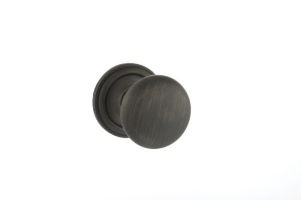 Atlantic Old English Harrogate Solid Brass Mushroom Mortice Knob, Urban Bronze - OE58MMKUB (sold in pairs)