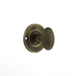 Atlantic Old English Solid Brass Bathroom Turn & Release, Matt Antique Brass - OEOWCMAB